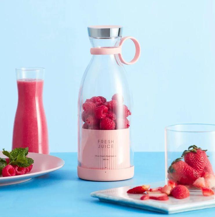 Portable Electric Juicer Cup Rechargeable Mini Blender for Home & Travel