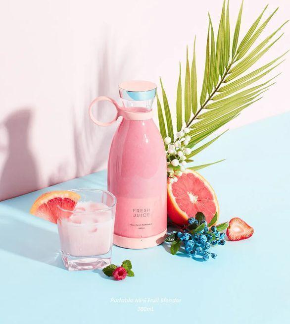 Portable Electric Juicer Cup Rechargeable Mini Blender for Home & Travel