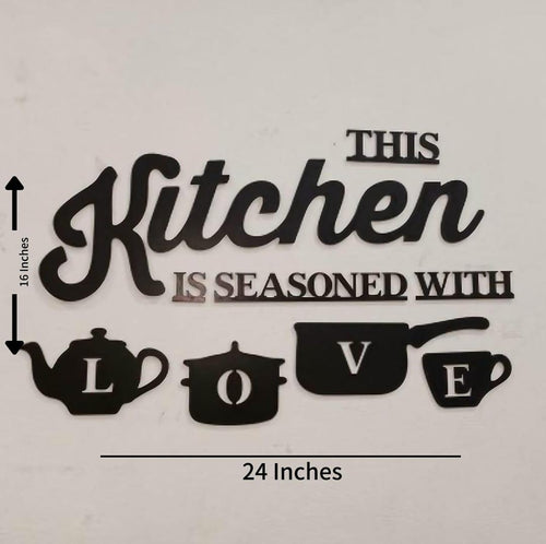 3D Wooden Kitchen Wall Art Modern Home Decor for Pakistani Homes