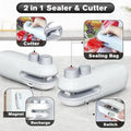 Rechargeable 2-in-1 Food Sealer & Cutter
