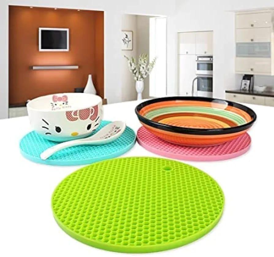 Silicone Heat Resistant Mat Honeycomb Design for Pots & Pans
