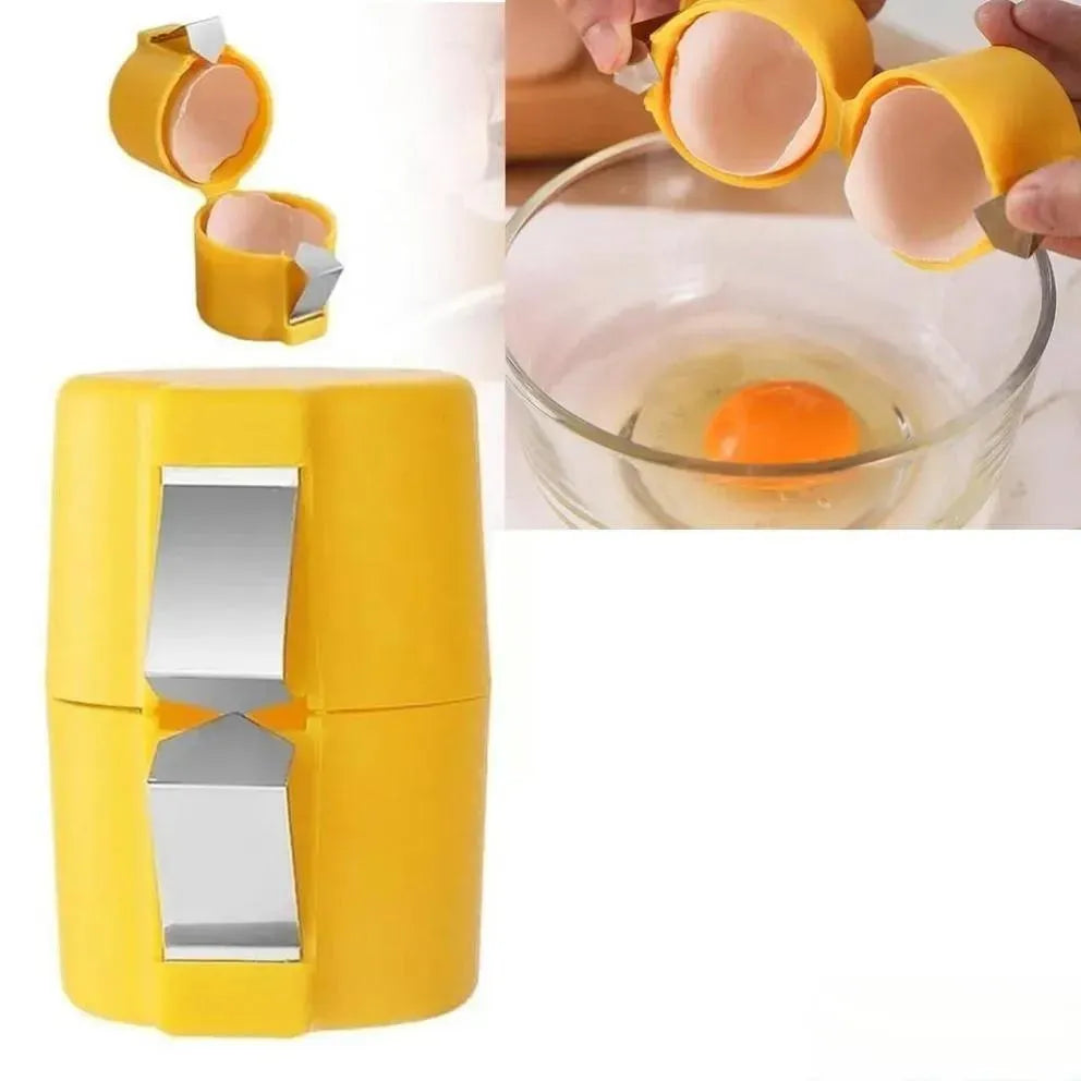 Egg Yolk Separator Magnetic Clasp ABS Plastic Kitchen Tool for Baking