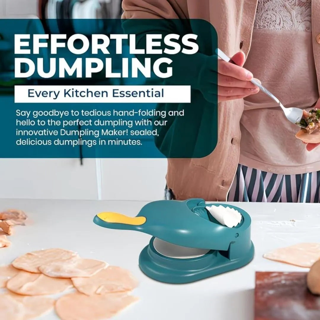 Dumpling & Samosa Maker 2-in-1 Manual Mould Kit for Home Kitchen