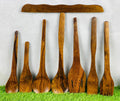 Wooden Kitchen Spoon Set 7 Piece Natural Wood Cooking Utensils Pakistan